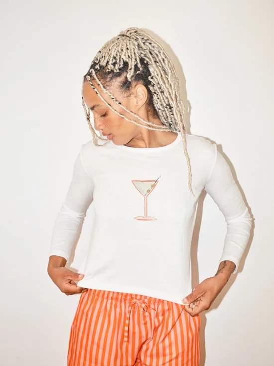 Tops Dana Long Sleeve Tee Martini Lisa Says Gah Women