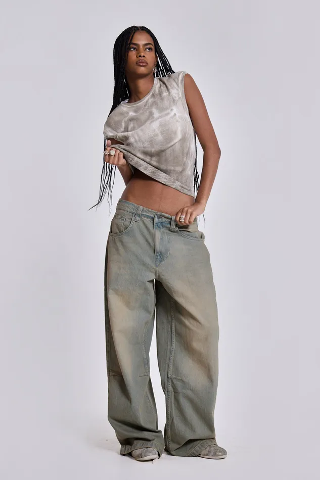 Tops Jaded London Women Shop Light Wash Colossus Jeans