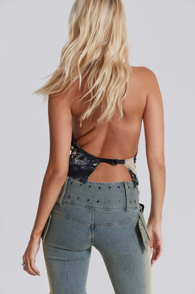 Tops Jaded London Women Shop Vision Backless Halter Top