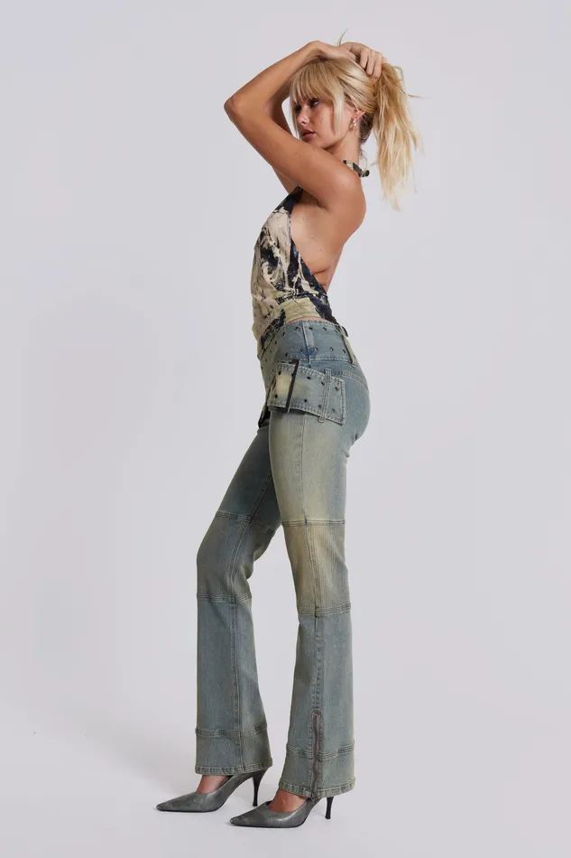 Tops Jaded London Women Shop Vision Backless Halter Top