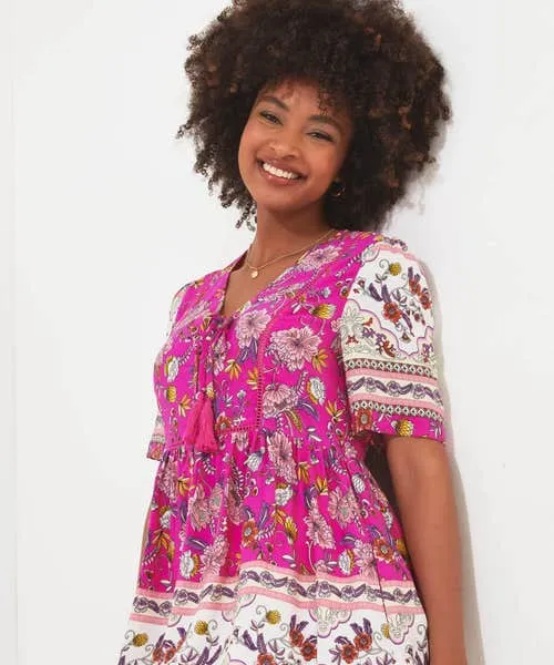 Tops Tunics and Blouses Joebrowns Apparel Heidi Pink Printed Tunic Pink Tops Tunics and Blouses Joebrowns Apparel Heidi Pink Printed Tunic Pink