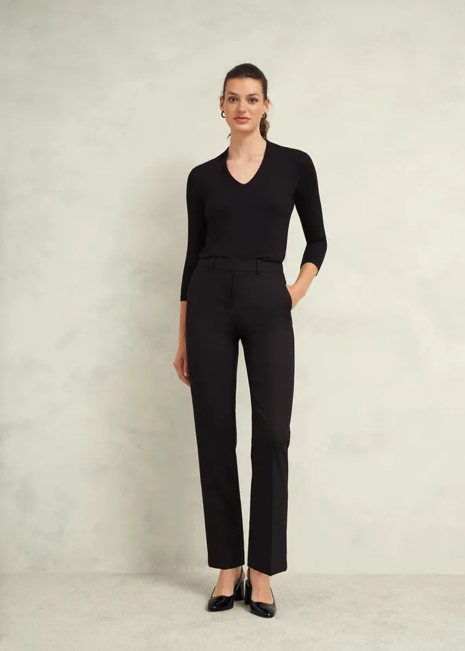 Tops Women HOBBS Aimee Double Fronted Top Black