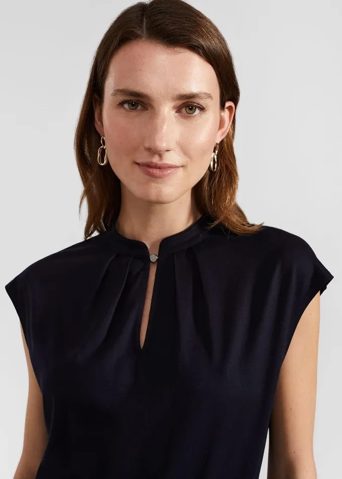 Tops Women HOBBS Maeve Top Hobbs Navy