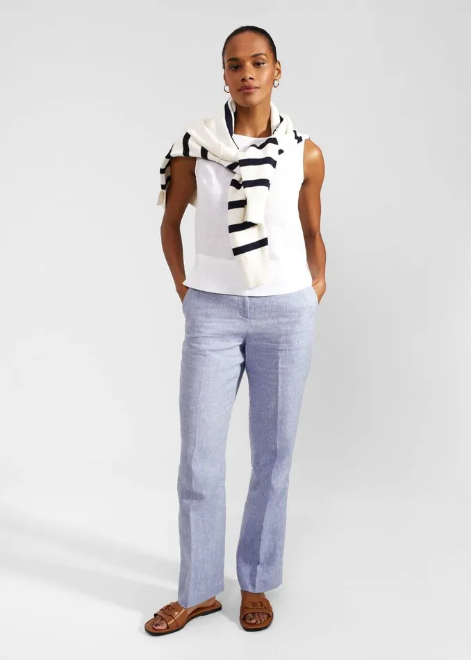 Tops Women HOBBS Malindi Linen Top White