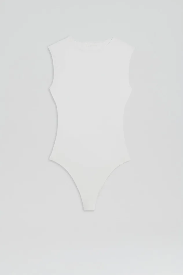Tops Women SLEEVELESS BODYSUIT WHITE Scanlan Theodore
