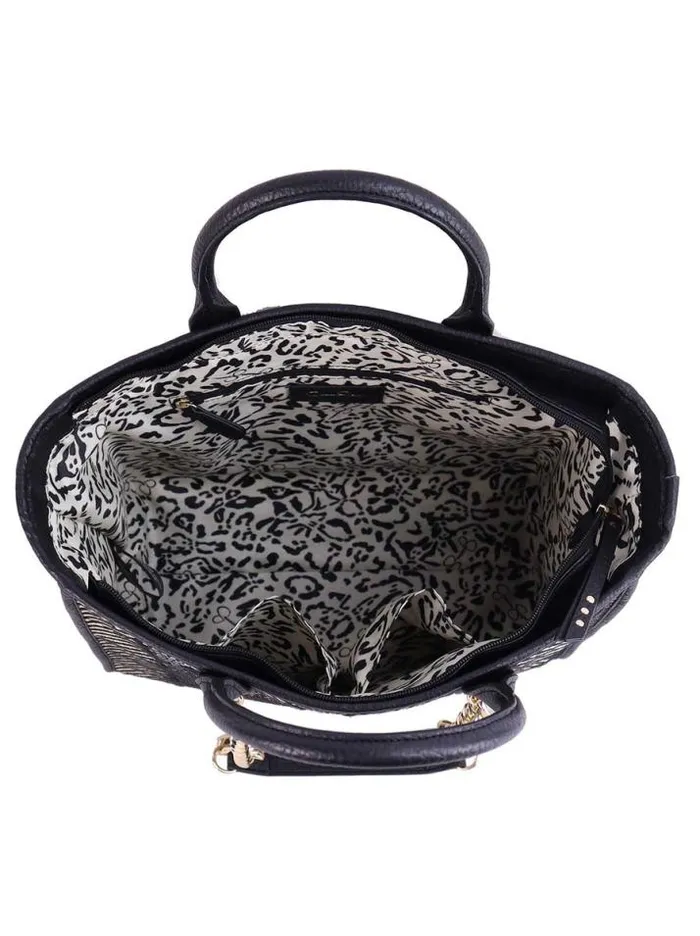 Tote Bags Jessica Simpson Dani Tote In Black Natural Straw