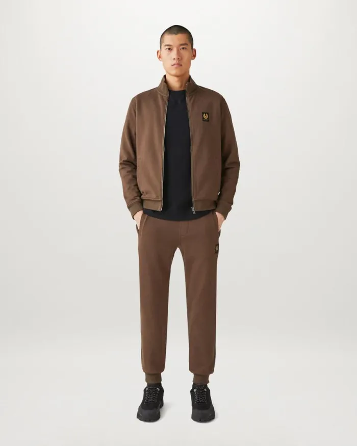 Trousers Men Belstaff Belstaff Sweatpants Clay Brown Trousers Men Belstaff Belstaff Sweatpants Clay Brown