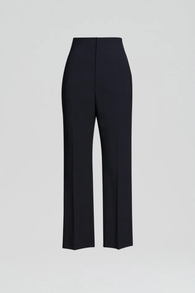 Trousers TAILORED SLIM CROP TROUSER NAVY 8211 Scanlan Theodore Women
