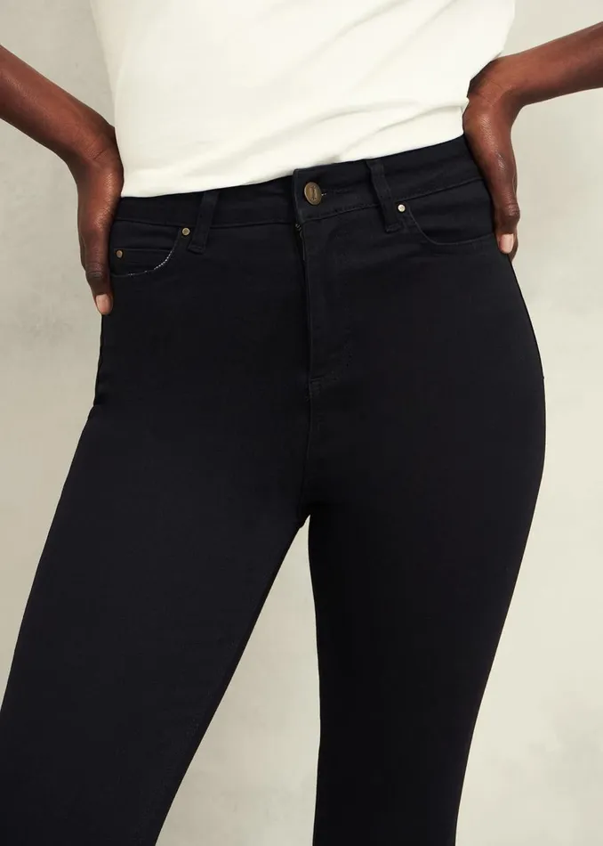 Trousers Women HOBBS Gia Sculpting Jeans With Stretch Black