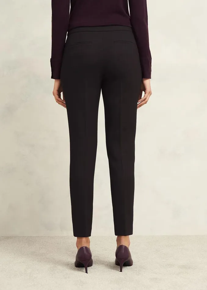 Trousers Women HOBBS Petite Mia Slim Trouser Black