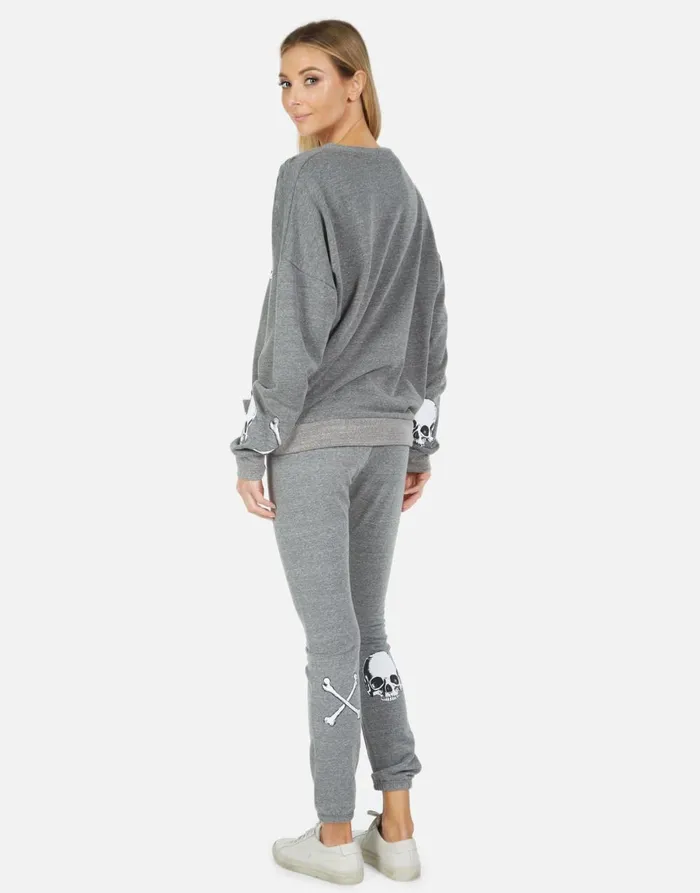 Uri Bone Diamond Heather Grey Women039s Lauren Moshi Long Sweatpants