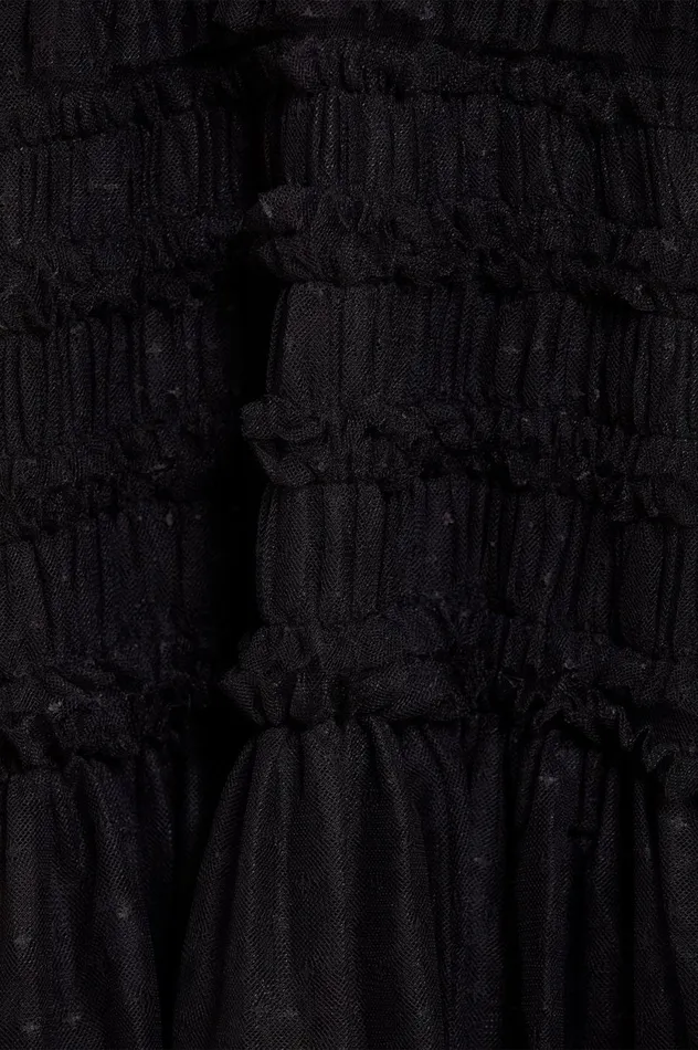 Valentine Ruffle Gown Black Women Needle and Thread Dresses