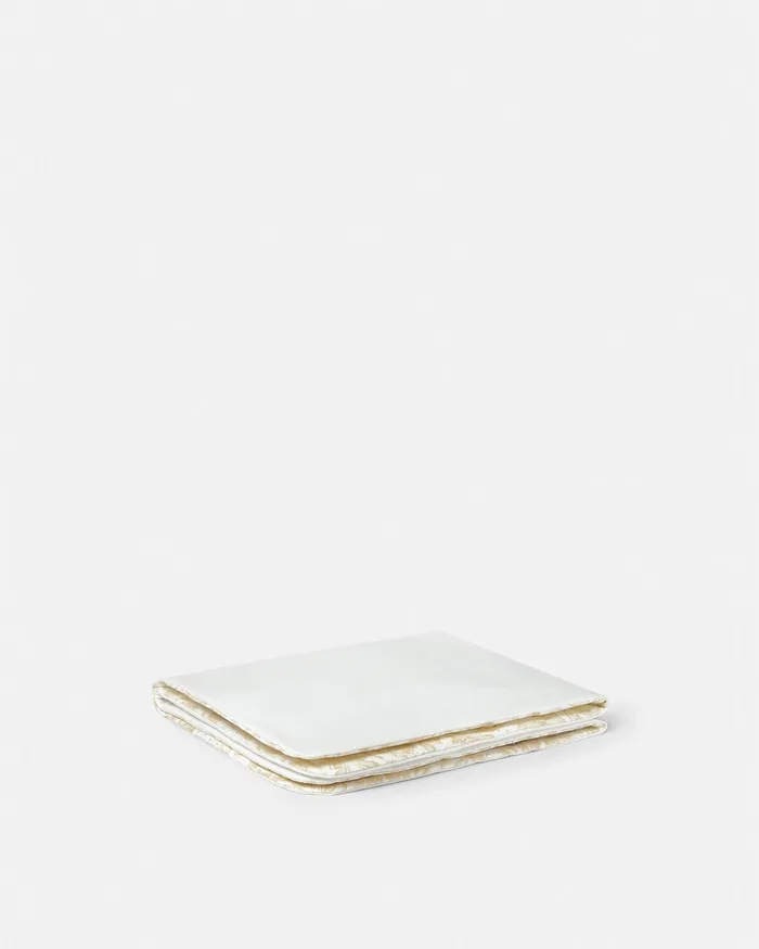 Versace Accessories Kids Barocco Padded Baby Blanket Beige