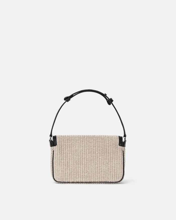 Versace Crossbody and Messengers MenWomen Milano Raffia Crossbody Bag Beige