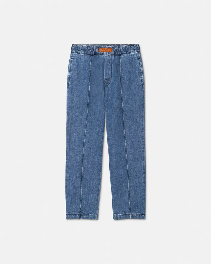 Versace Denim Kids Logo Jeans Blue