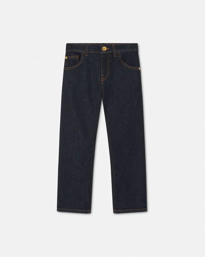 Versace Denim Kids Regular Jeans Blue