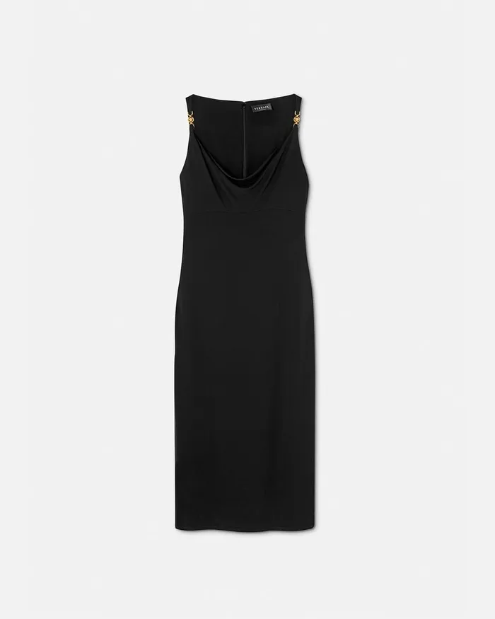 Versace Dresses Women Medusa Midi Dress Black