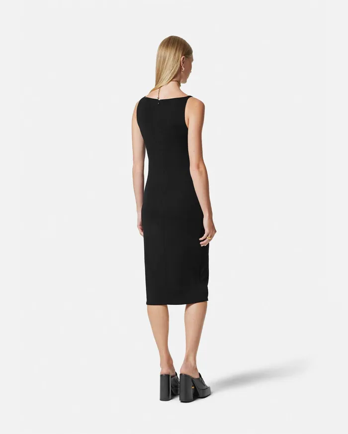 Versace Dresses Women Medusa Midi Dress Black