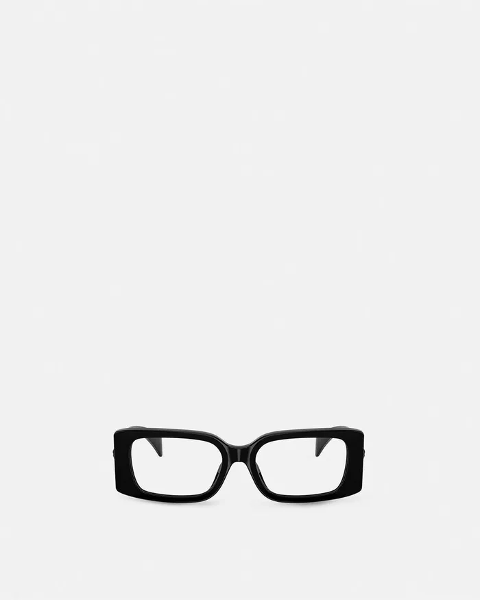 Versace Eyeglass Frames Women Medusa Medallion Glasses Black