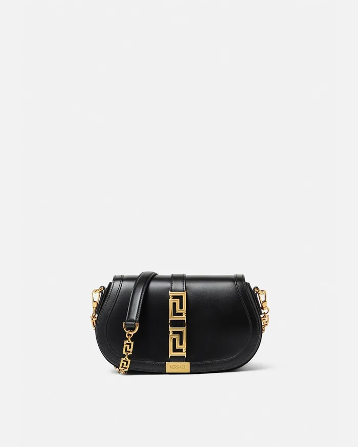 Versace Greca Goddess Women Greca Goddess Shoulder Bag Blackgold