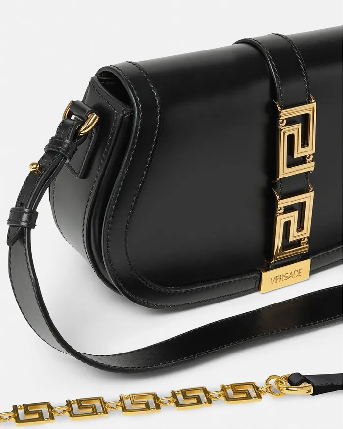 Versace Greca Goddess Women Greca Goddess Shoulder Bag Blackgold