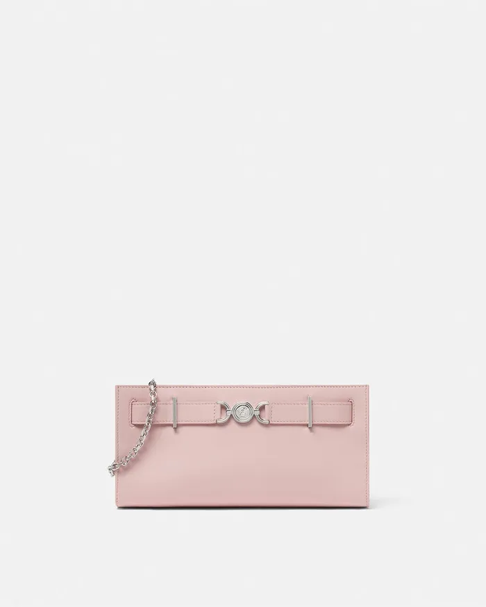 Versace Mini Bags and Clutches Women Medusa 03995 Clutch Light Pink