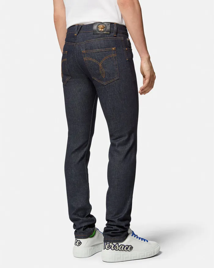 Versace Pants and Shorts Men SlimFit Jeans Blue