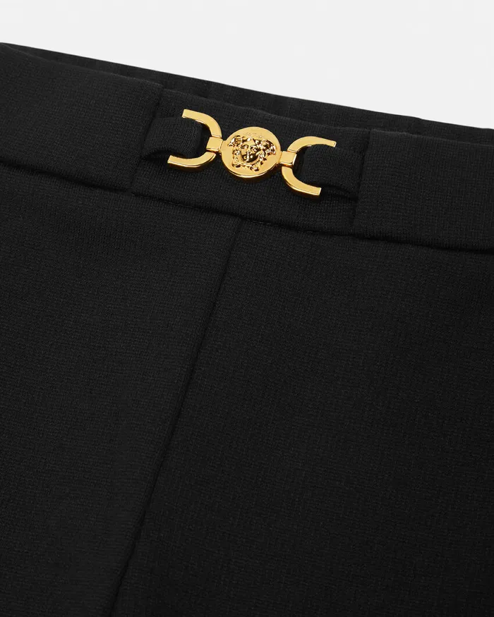 Versace Pants and Skirts Kids Medusa 03995 Baby Pants Black