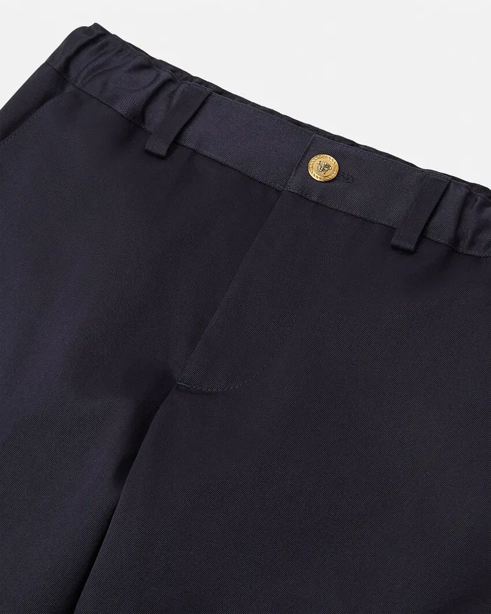 Versace Pants Kids Cargo Pants Blue