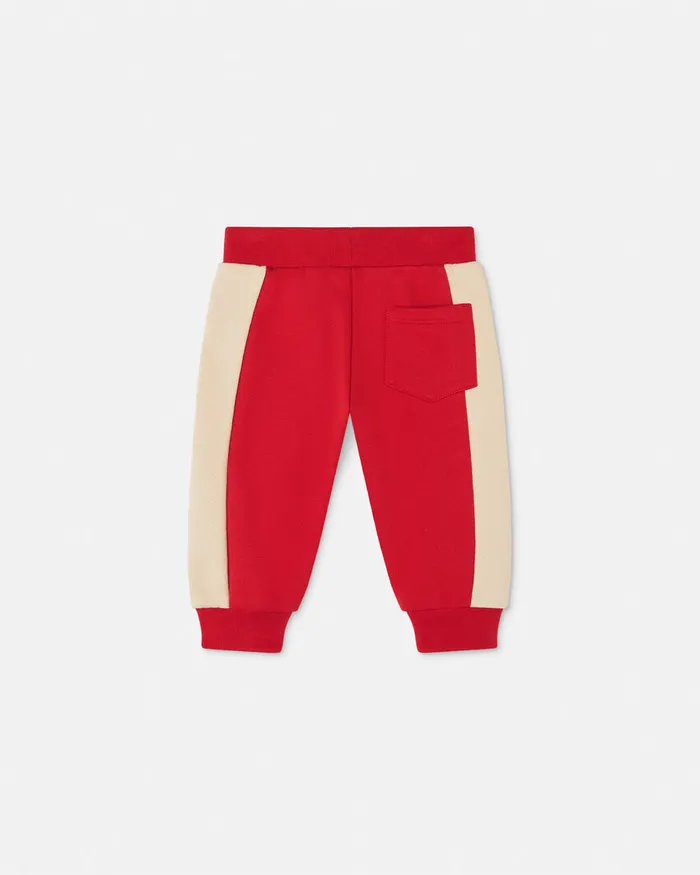Versace Pants Kids Logo Baby Sweatpants Red