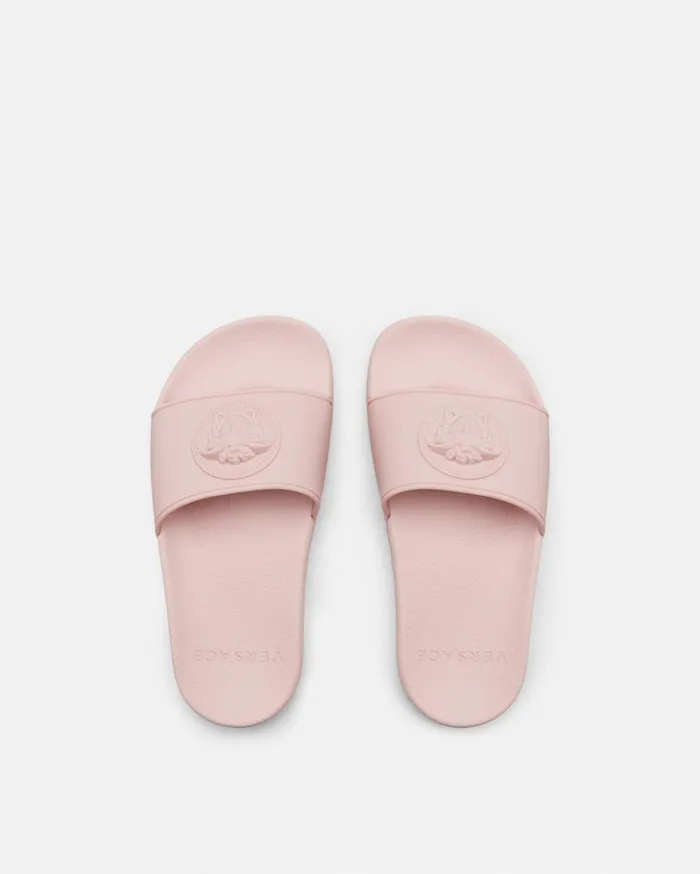 Versace Shoes Kids Medusa Sliders Light Pink