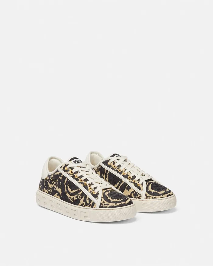Versace Sneakers Women Barocco Greca Sneakers Blackprint