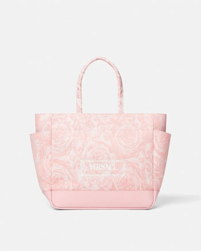 Versace Strollers and Others Kids Barocco Athena Baby Changing Mat Bag Light Pink