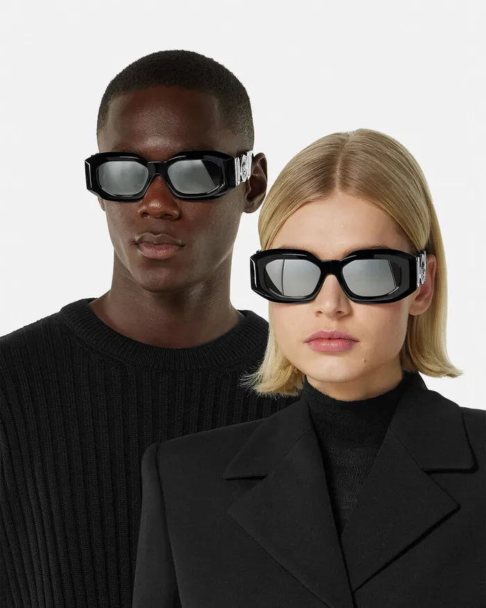 Versace Sunglasses MenWomen Maxi Medusa Biggie Sunglasses Black
