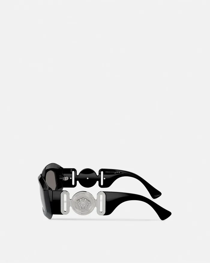 Versace Sunglasses MenWomen Maxi Medusa Biggie Sunglasses Black