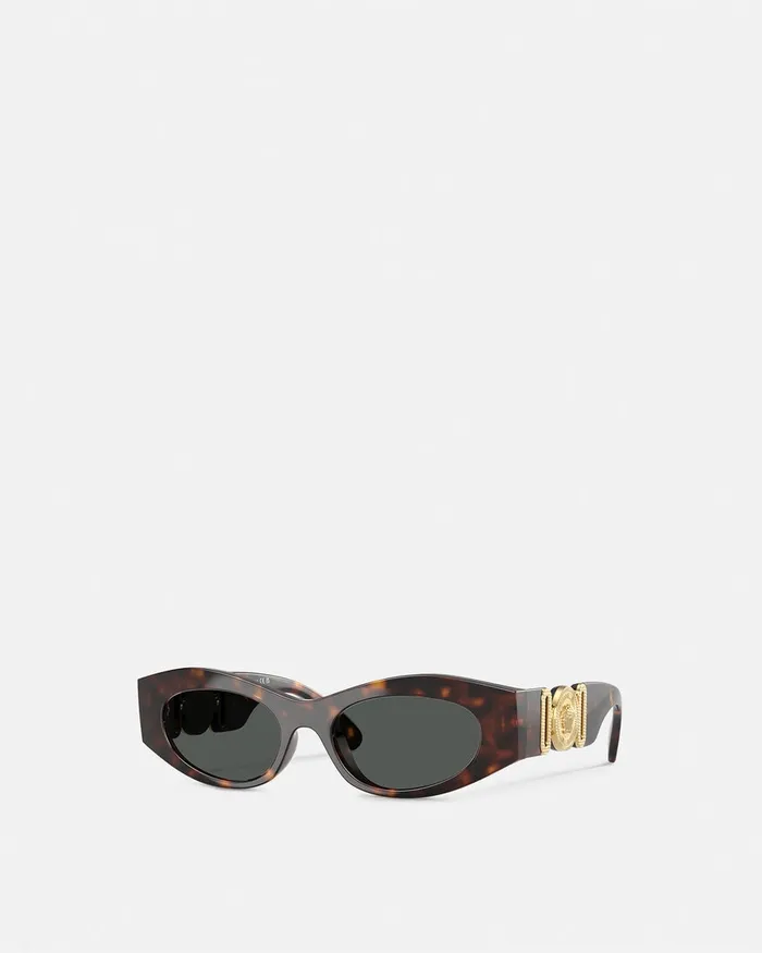 Versace Sunglasses Women Medusa Biggie CatEye Sunglasses Havana