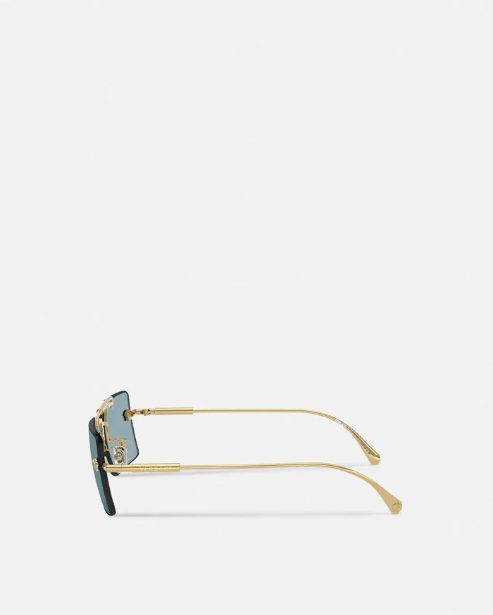 Versace Sunglasses Women Medusa Glam Sunglasses Blackgold
