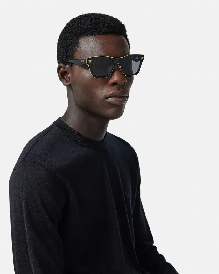 Versace Sunglasses WomenMen Medusa Essence Sunglasses Black
