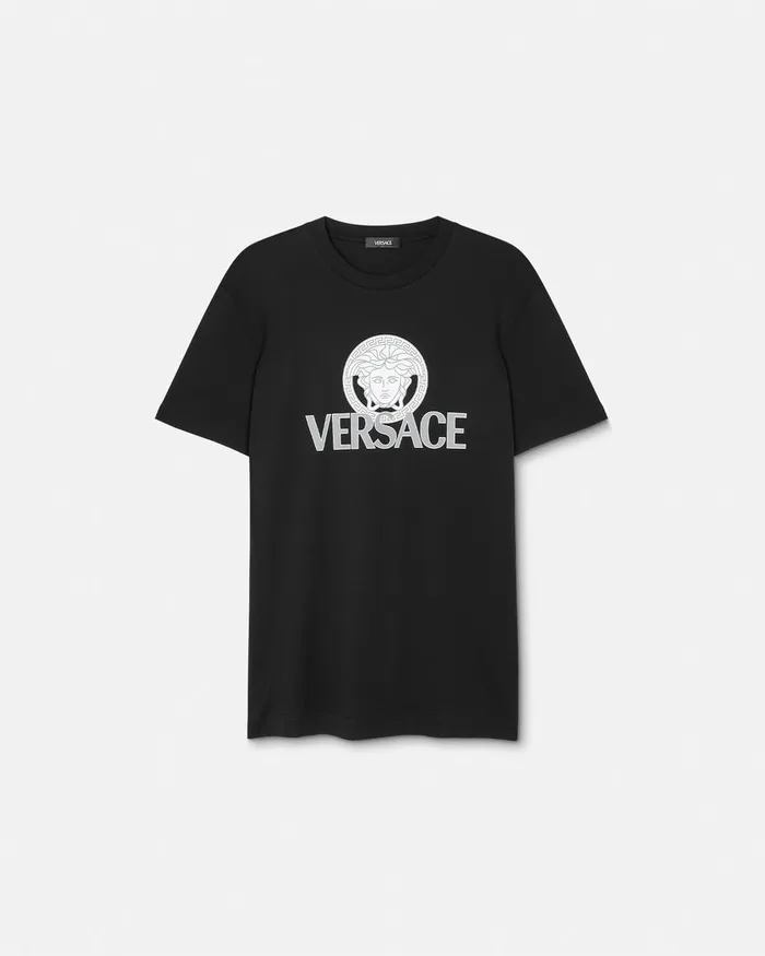 Versace TShirts and Polos Men Medusa Logo TShirt Black