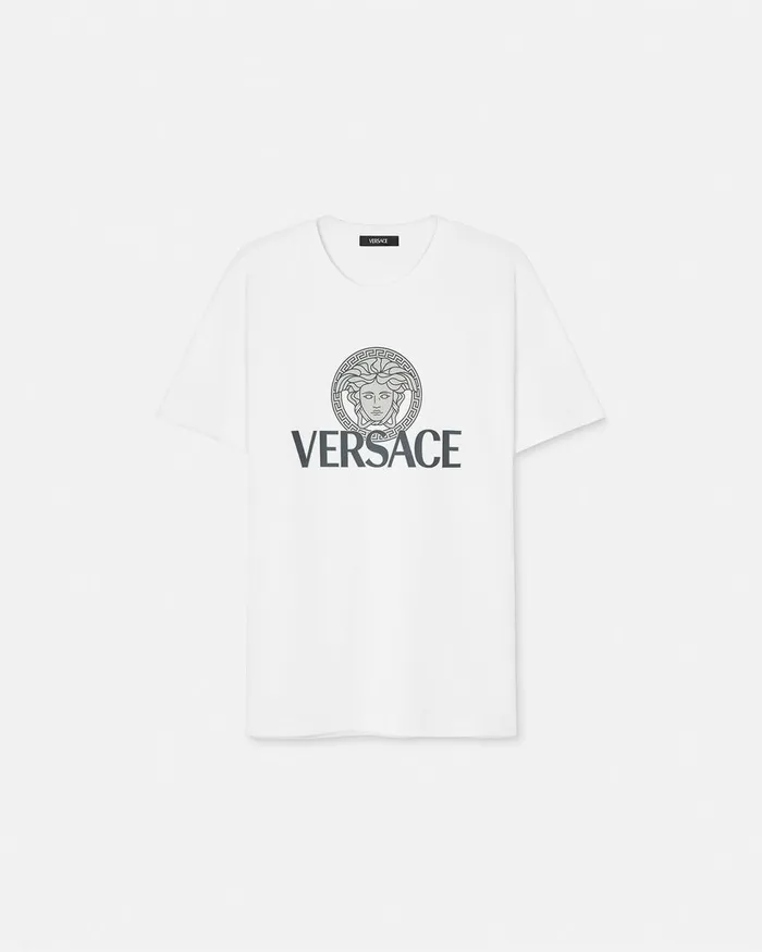 Versace TShirts and Polos Men Medusa Logo TShirt White