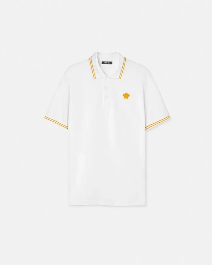Versace TShirts and Polos Men Medusa Polo Shirt White
