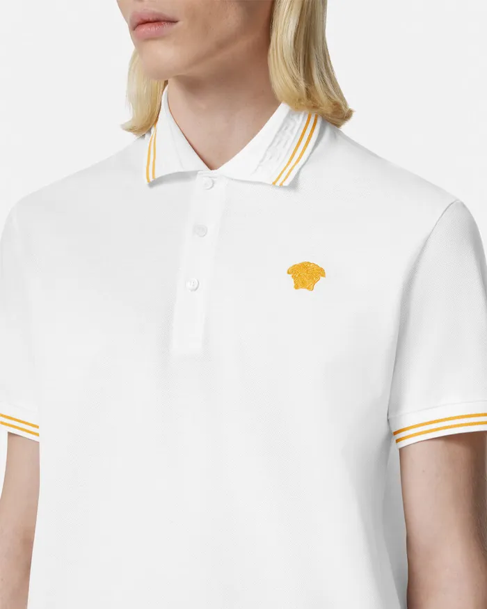 Versace TShirts and Polos Men Medusa Polo Shirt White