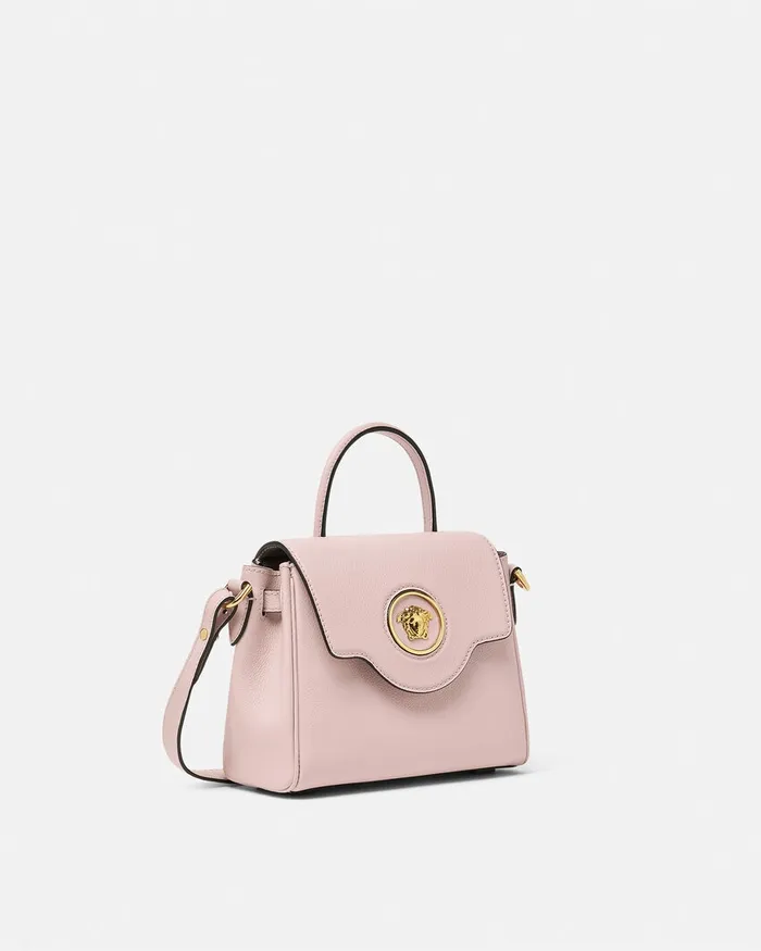 Versace Top Handle Women La Medusa Small Handbag Light Pink