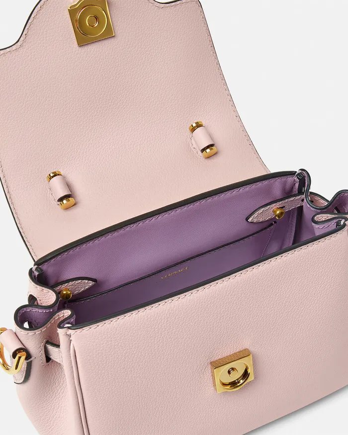 Versace Top Handle Women La Medusa Small Handbag Light Pink