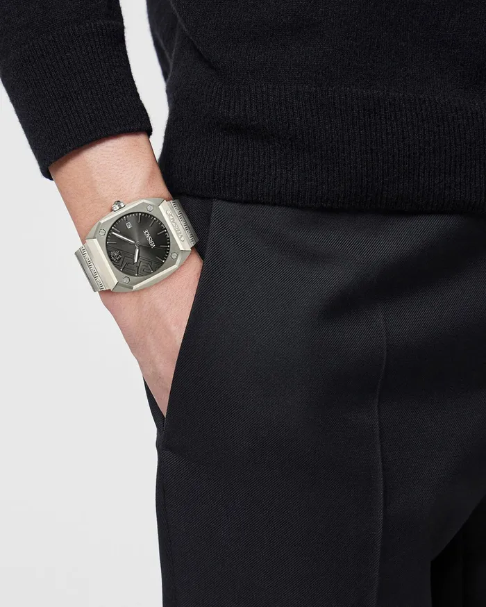 Versace Watches Men Antares Watch Silver