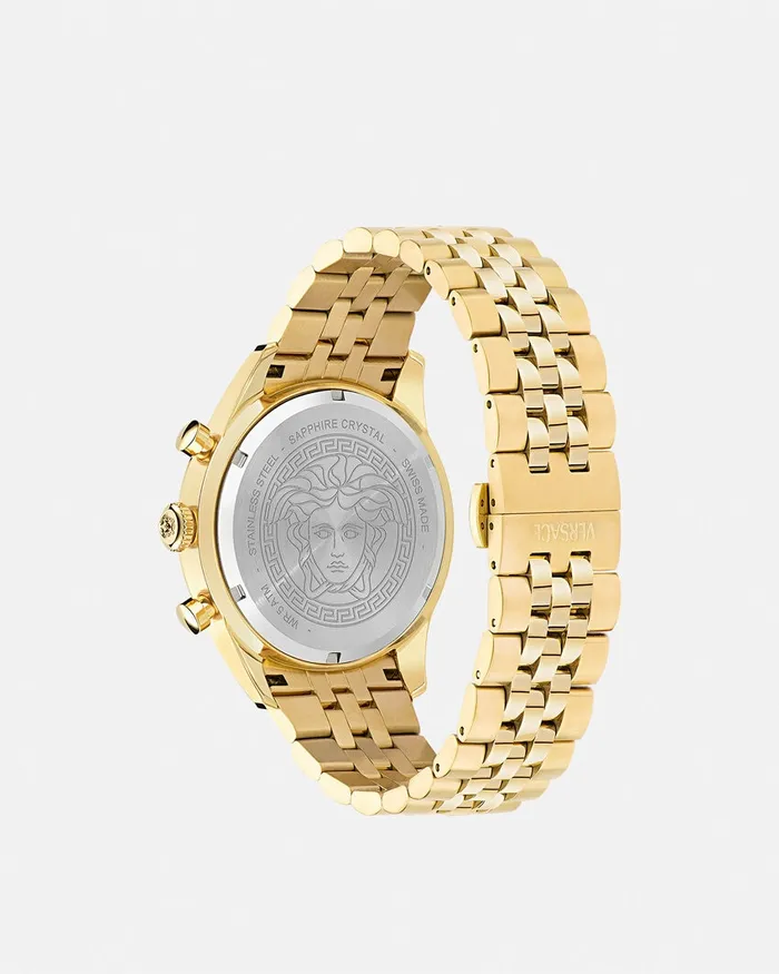 Versace Watches Men Chrono Master Watch Blackgold