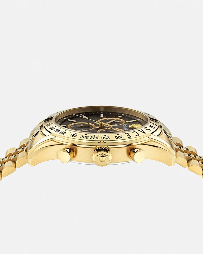 Versace Watches Men Chrono Master Watch Blackgold