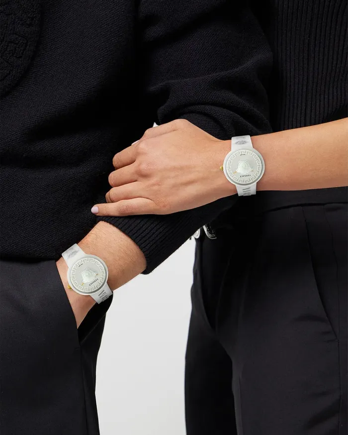 Versace Watches WomenMen Medusa Pop Watch White