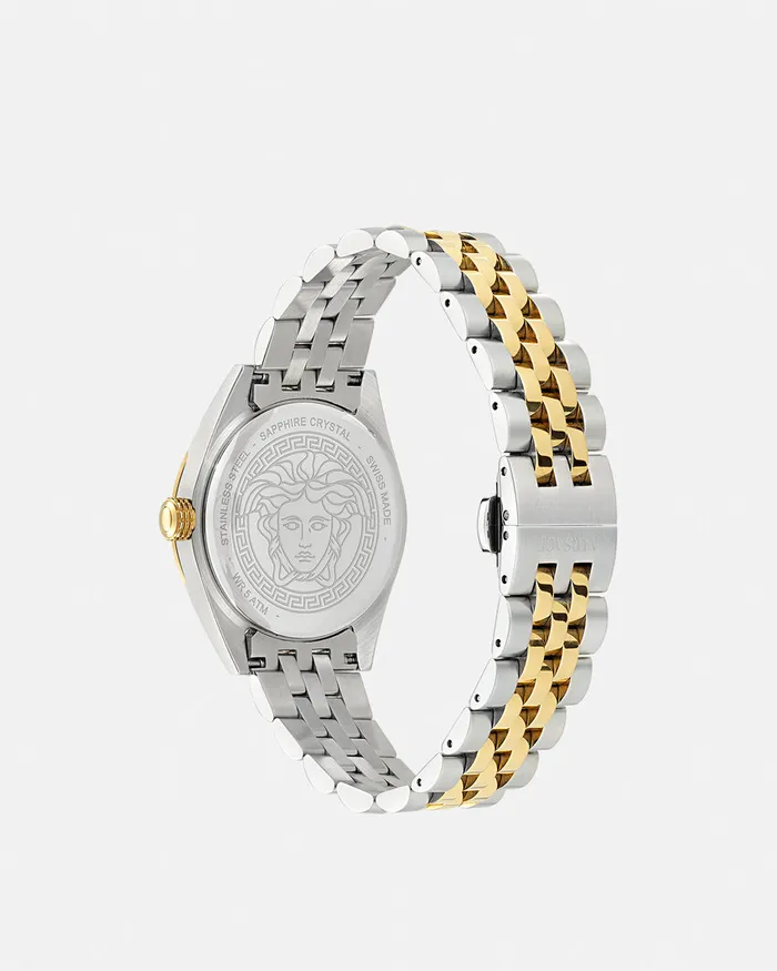 Versace Watches Women VCode Lady Watch Goldsilver