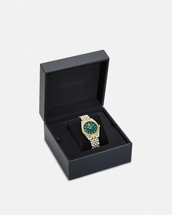 Versace Watches Women VCode Lady Watch Goldsilver